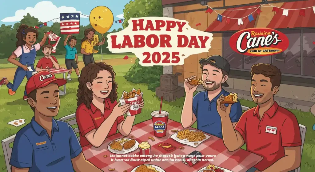 Labor Day 2025 at Raising Cane's